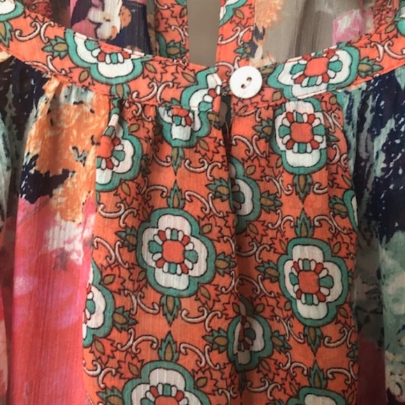 Fig and Flower long sleeve blouse size large - Picture 2 of 10